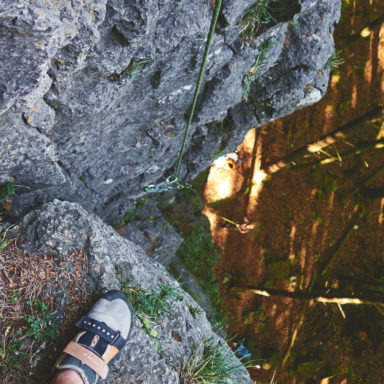 Unterwegs in der Stierberger Gemsenwand