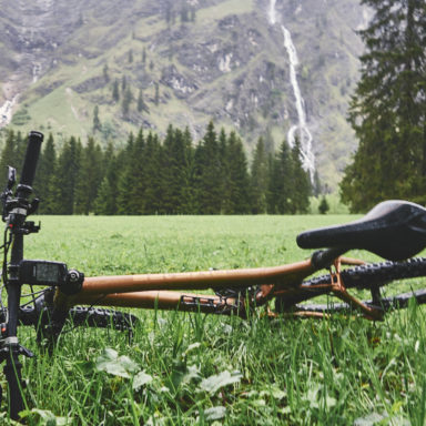 Auf dem Rückweg vom Oytal-Haus nach Oberstdorf: kurze Fotopause.